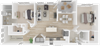 2X2 B3 Floor Plans available with a Garage | The Core Natomas in Sacramento, CA
